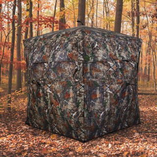 Costway Κυνηγετική  Καμουφλάζ Σκηνή 147x147x170 cm με Πανοραμική Θέ...