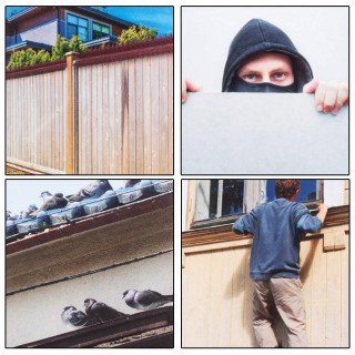 BAKAJI  Σετ Απωθητικές Ακίδες για Πουλιά και Ζώα 50 x 10 x 2.5 cm 4...