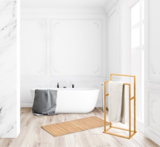 5Five Simply Smart  Σταντ Μπανιού 2 Θέσεων για Πετσέτες από ξύλο μπ...