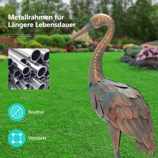 Σετ Δύο Γλυπτών  Πουλιών για Κήπο 18 x 35 x 86 cm  GT4120 Costway