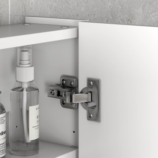 Kleankin Κρεμαστό Ντουλάπι Μπάνιου kleankin με 3 Πόρτες Καθρέφτη κα... Kleankin Κρεμαστό Ντουλάπι Μπάνιου kleankin με 3 Πόρτες Καθρέφτη κα...