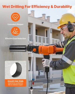 VEVOR Σετ Κορώνα Διαμαντοτρύπανου 6 τεμ. για Οπλισμένο Σκυρόδεμα κα... VEVOR Σετ Κορώνα Διαμαντοτρύπανου 6 τεμ. για Οπλισμένο Σκυρόδεμα κα...