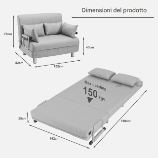 BAKAJI Διθέσιος Καναπές-Κρεβάτι & Κάθισμα Μιάμιση Θέσης από Σίδερο ... BAKAJI Διθέσιος Καναπές-Κρεβάτι & Κάθισμα Μιάμιση Θέσης από Σίδερο ...