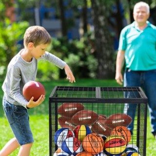 Κλειδωτό Καρότσι Αποθήκευσης Μπαλών VEVOR για Εσωτερικό/Εξωτερικό Χ... Κλειδωτό Καρότσι Αποθήκευσης Μπαλών VEVOR για Εσωτερικό/Εξωτερικό Χ...