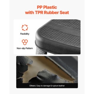 VEVOR Κάθισμα Μηχανικού με Ρόδες & Δίσκο Εργαλείων 300 lbs DGNADDJL...