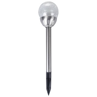 Kooper Σετ 12 τμχ Ηλιακός Ανοξείδωτος Φωτισμός Διαδρόμου 8x39cm Sil...