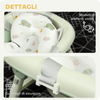 AIYAPLAY Πτυσσόμενη Μπανιέρα για Μωρά με Μαξιλαράκι και Νιπτήρα, α... AIYAPLAY Πτυσσόμενη Μπανιέρα για Μωρά με Μαξιλαράκι και Νιπτήρα, α...