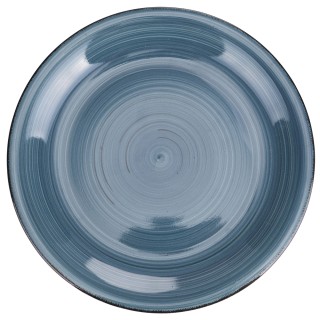 Galileo Γαλάζιο Πιάτο Φρούτων από Λίπαρι, Πέτρα Γκρες, 20 εκ. 5913082