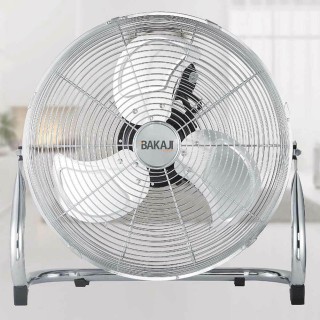BAKAJI  Επιδαπέδιος ανεμιστήρας Ατσάλι 100 W Πτερύγια Αλουμινίου 50...