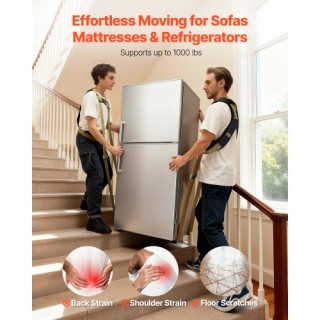 VEVOR Σύστημα Μεταφοράς 2 Ατόμων, Με Ιμάντες Στήριξης έως 453.6 kg ...