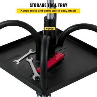 Τροχήλατο Περιστρεφόμενο Σκαμπό Συνεργείου με Ρυθμιζόμενο Ύψος VEVO... Τροχήλατο Περιστρεφόμενο Σκαμπό Συνεργείου με Ρυθμιζόμενο Ύψος VEVO...