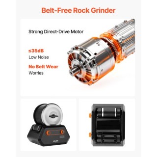 VEVOR Κιτ Λείανσης Πετρωμάτων με 4 Ταχύτητες και Χρονόμετρο 9 Ημερώ...