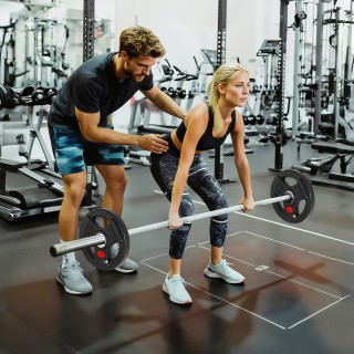 SPORTNOW Σετ με Δίσκους Βαρών 2x5 kg με Οπή 5 cm και 3 Λαβές, Χάλυβ...