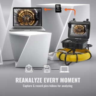 Κάμερα Επιθεώρησης Αποχέτευσης VEVOR 9 230 ft  JLKXSGDNKJ970N4XSV2