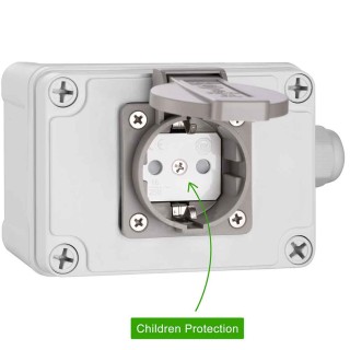 BAKAJI Πρίζα Σούκο Ηλεκτρική Κουτί Τοίχου Εξωτερικού Χώρου Κήπου Α... BAKAJI Πρίζα Σούκο Ηλεκτρική Κουτί Τοίχου Εξωτερικού Χώρου Κήπου Α...