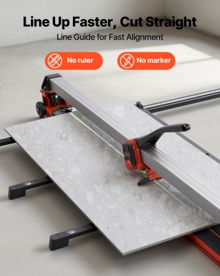 VEVOR Χειροκίνητος Κόφτης Πλακιδίων 1600 mm με Ενισχυμένη Ράγα, Οδη...