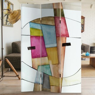 BAKAJI Παραβάν Διαχωριστικό 3 Πάνελ Εκτύπωση Μπρος-Πίσω Αφηρημένος... BAKAJI Παραβάν Διαχωριστικό 3 Πάνελ Εκτύπωση Μπρος-Πίσω Αφηρημένος...