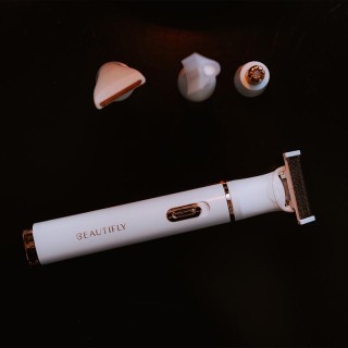 Επαναφορτιζόμενη Ξυριστική Μηχανή με 4 Επιχρυσωμένες Κεφαλές 24 Καρ...