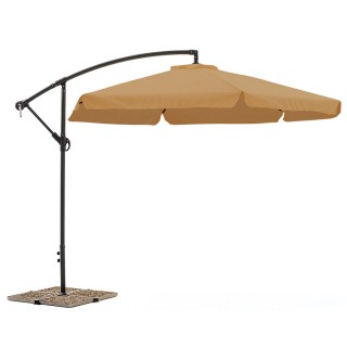 BAKAJI Ομπρελόκηπος Αποκεντρωμένος 3x3 Μόκα Κάλυμμα με κρέμασμα Κο... BAKAJI Ομπρελόκηπος Αποκεντρωμένος 3x3 Μόκα Κάλυμμα με κρέμασμα Κο...