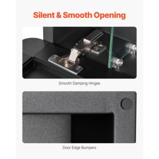 VEVOR Ντουλάπι Φαρμάκων 50x75 εκ. με Ρυθμιζόμενα Ράφια και Καθρέφτη...