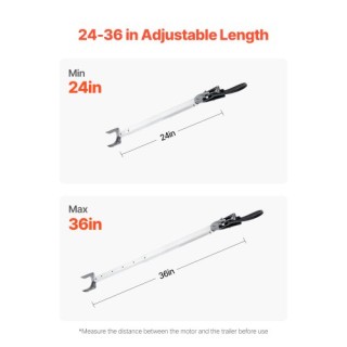 VEVOR Ρυθμιζόμενος Προστατευτικός Διασώστης Πρύμνης 24-36 ιντσών με...