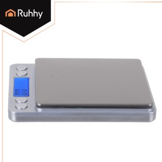 Ruhhy Ζυγαριά Κουζίνας LCD Ακριβείας μέχρι 2kg με 2 Μπολ  26507