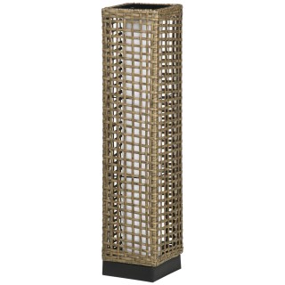 Ηλιακό φωτιστικό κήπου Outsunny με πάνελ φόρτισης, σε ατσάλι και μπ...