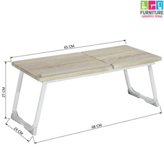 BAKAJI  Πτυσσόμενο τραπεζάκι κρεβατιού καναπέ για φορητό υπολογιστή...