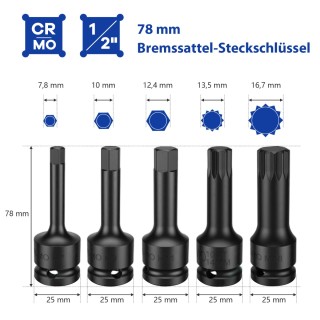 Costway Σετ Καρυδάκια 16 Τεμαχίων με Κασετίνα & 1/2” Καστάνια Πορτο...