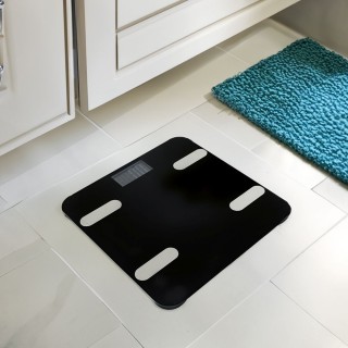 Kooper Ζυγαριά μπάνιου από γυαλί με ανάλυση σώματος, σύνδεση σε συσ...