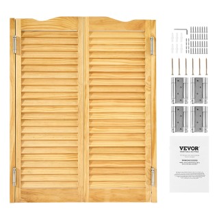 VEVOR Διπλή Πόρτα Swinging Cafe από Πεύκο με Καμάρα - Ήσυχη Λειτουρ... VEVOR Διπλή Πόρτα Swinging Cafe από Πεύκο με Καμάρα - Ήσυχη Λειτουρ...