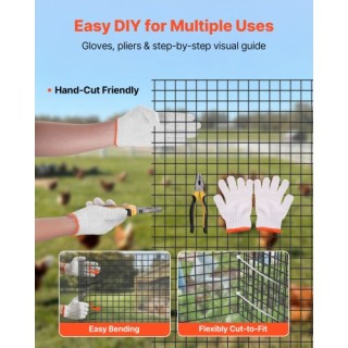 VEVOR Συρμάτινο Πλέγμα 152cm x 15.2m, 1/2 in 19 Gauge, Βινυλίου με ... VEVOR Συρμάτινο Πλέγμα 152cm x 15.2m, 1/2 in 19 Gauge, Βινυλίου με ...