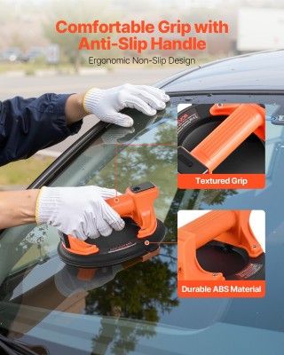 VEVOR Ηλεκτρική Βεντούζα 203mm με Οθόνη για Ισχύ & Μπαταρία, 200kg ...