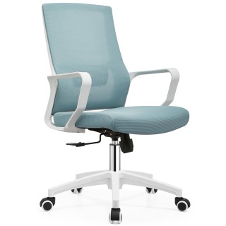 Shally Dogan Μπλε Καρέκλα Γραφείου με Λευκή Δομή Πολυθρόνα για Γρα... Shally Dogan Μπλε Καρέκλα Γραφείου με Λευκή Δομή Πολυθρόνα για Γρα...