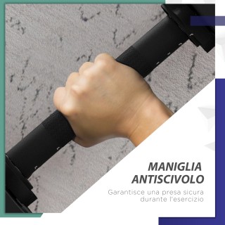 SPORTNOW Σετ 2 σε 1 με 2 Αλτήρες Μετατρέψιμους σε Μπάρα, Συνολικό Β...