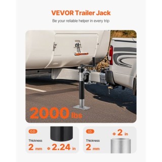 VEVOR Ρυθμιζόμενος Ανυψωτήρας Οχήματος 2000 lbs BSLSTCQJDSYKG5K4FV0