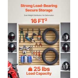 VEVOR Πάνελ SlatWall 4x4 ft MDF Φυσικό για Γκαράζ με Μοντέρνο Σχεδι... VEVOR Πάνελ SlatWall 4x4 ft MDF Φυσικό για Γκαράζ με Μοντέρνο Σχεδι...