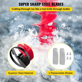 Τρυπάνι Πάγου VEVOR 8 με Ρυθμιζόμενη Προέκταση BZHSNLYC41348EQK6V0 Τρυπάνι Πάγου VEVOR 8 με Ρυθμιζόμενη Προέκταση BZHSNLYC41348EQK6V0