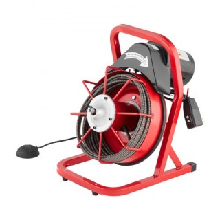 VEVOR Μηχανή Καθαρισμού Αποχέτευσης 50FT x 3/8 Χειροκίνητη & 4 Κόφτ... VEVOR Μηχανή Καθαρισμού Αποχέτευσης 50FT x 3/8 Χειροκίνητη & 4 Κόφτ...