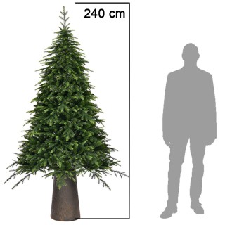 BAKAJI Χριστουγεννιάτικο δέντρο Μακάο 240εκ Πυκνό Βάση Εφέ Ξύλου Κ... BAKAJI Χριστουγεννιάτικο δέντρο Μακάο 240εκ Πυκνό Βάση Εφέ Ξύλου Κ...