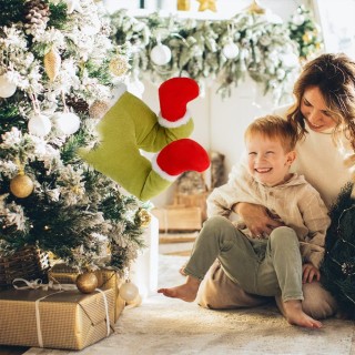 BAKAJI Πράσινο Ξωτικό Πόδια Διακοσμητικό Χριστουγεννιάτικου Δέντρου...