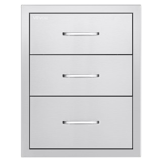 VEVOR Τριπλό Ανοξείδωτο Σύστημα Συρταριών 46x59x59 εκ. για Εξωτερικ...
