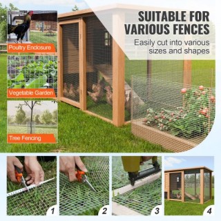 Πλέγμα VEVOR 1/2 48x50ft 19 Ga για Περίφραξη Κοτόπουλων DXGSWL48IN... Πλέγμα VEVOR 1/2 48x50ft 19 Ga για Περίφραξη Κοτόπουλων DXGSWL48IN...