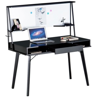 BAKAJI Γραφείο με Μαγνητικό Πίνακα Συρτάρι Τραπέζι για Υπολογιστή ... BAKAJI Γραφείο με Μαγνητικό Πίνακα Συρτάρι Τραπέζι για Υπολογιστή ...