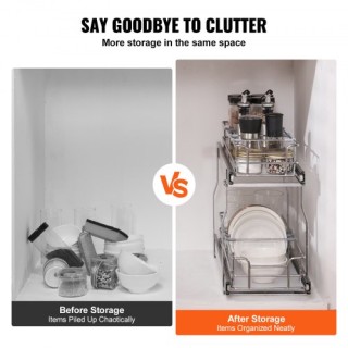 VEVOR Διπλό Συρτάρι Οργάνωσης Ντουλαπιού 8.5x21 FZSLLDGGEC8YYL3H6V0 VEVOR Διπλό Συρτάρι Οργάνωσης Ντουλαπιού 8.5x21 FZSLLDGGEC8YYL3H6V0