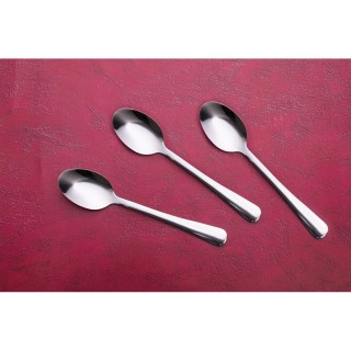 Galileo Σετ 4 Κουταλάκια 5th Avenue από Ανοξείδωτο Ατσάλι 180, Ασημ...