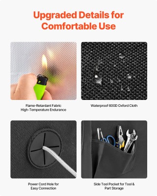 VEVOR Αδιάβροχη Σκηνή 3D Εκτυπωτή με LED Φωτισμό 3DDYJZRTWQWTUY5RY0...