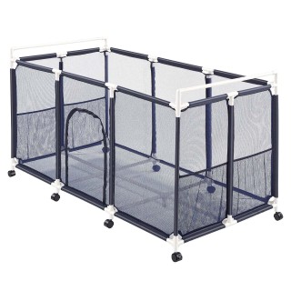 VEVOR Καρότσι Αποθήκευσης Πισίνας 159 x 81,5 x 91,5 cm με Ρόδες, Πλ...