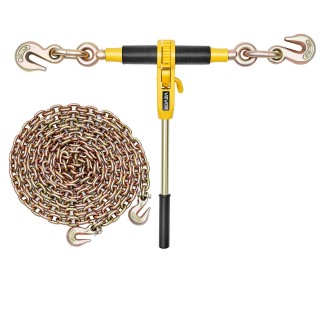 VEVOR Σετ Μεταλλικών Δημητρών με Αλυσίδες G80 5/16 x 12.8 ft, Ικανό...