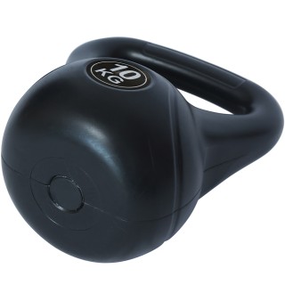 BAKAJI  Κettlebell 10Kg από PVC με τσιμέντο, αντιολισθητική λαβή, β...